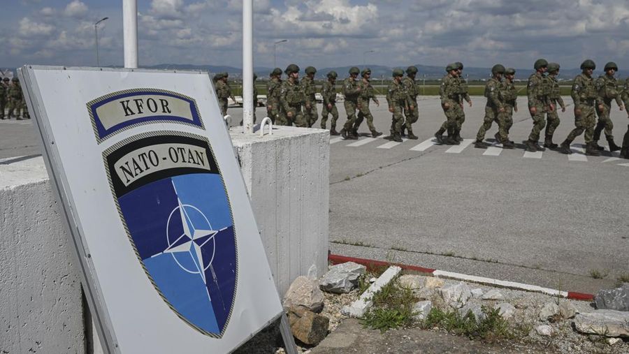 Komando Pasukan Gabungan NATO. (Arif Hudaverdi Yaman/Anadolu Agency via Getty Images)