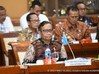 Mahfud Curhat di DPR, Anggaran 2023 Kena Blokir Rp24 M