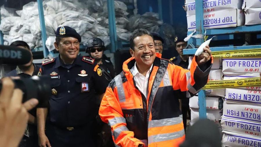 KKP Segel 20 Ton Ikan Impor di Batam karena Berpotensi Rugikan Nelayan. (Dok. Kementerian Kelautan dan Perikanan Republik Indonesia)