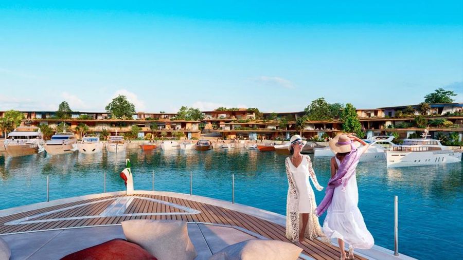 Proyek pulau surga Sindalah di Neom, Arab Saudi. (Dok. Neom)