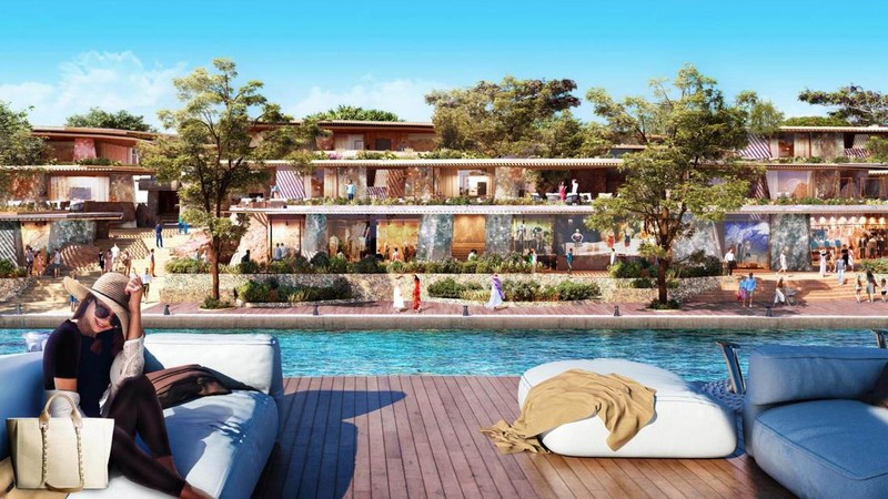 Proyek pulau surga Sindalah di Neom, Arab Saudi. (Dok. Neom)