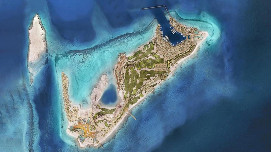 Proyek pulau surga Sindalah di Neom, Arab Saudi. (Dok. Neom)