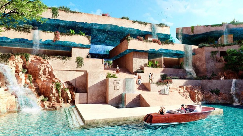 Proyek pulau surga Sindalah di Neom, Arab Saudi. (Dok. Neom)