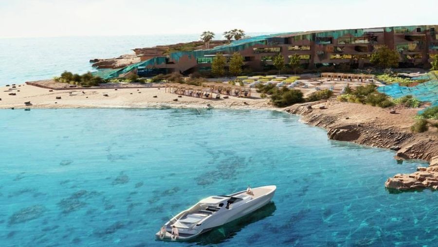 Proyek pulau surga Sindalah di Neom, Arab Saudi. (Dok. Neom)