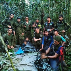 Akhirnya 4 Anak Ditemukan Pasca 5 Minggu Kecelakaan Pesawat