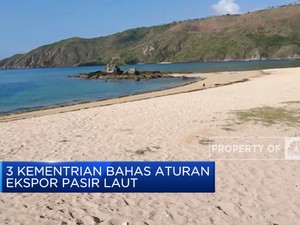 3 Kementerian Bahas Aturan Ekspor Pasir Laut