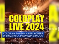 Coldplay Tambah 4 Hari Konser di Singapura, Indonesia Gimana?