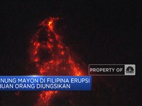 Gunung Mayon di Filipina Erupsi, Ribuan Orang Diungsikan