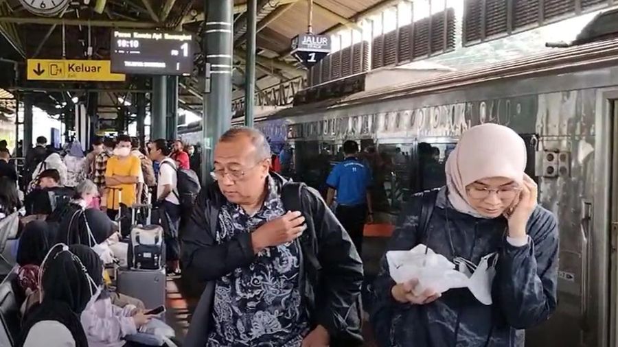 Ilustrasi penumpang kereta jarak jauh. (Dok. KAI)