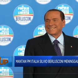 Mantan PM Italia Silvio Berlusconi Meninggal Dunia