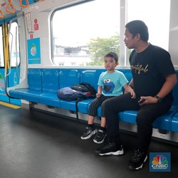 Naik MRT Tak Wajib Pakai Masker Lagi, Ini Penampakannya