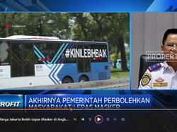 Video: Warga Jakarta Boleh Lepas Masker di Angkutan Umum