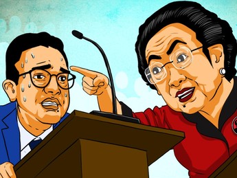 Semprot Anies, Megawati Turun Gunung Bela Jokowi