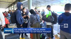 Pelanggan KA Lokal dan KA Jarak Jauh Tak Wajib Pakai Masker