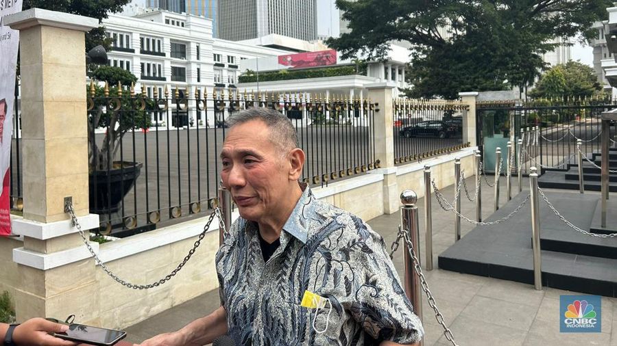 Jusuf Hamka Sambangi Polhukam Ingin Ketemu Mahfud MD. (CNBC Indonesia/Zefanya Aprilia)