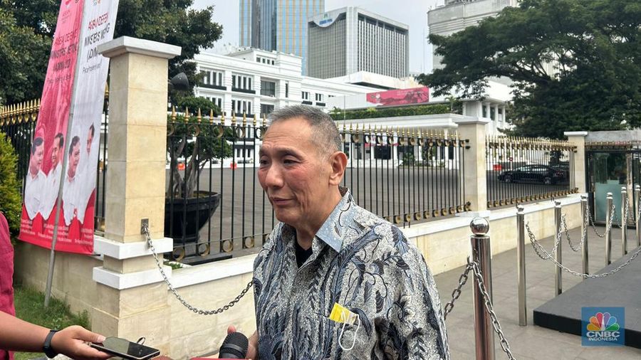 Jusuf Hamka Sambangi Polhukam Ingin Ketemu Mahfud MD. (CNBC Indonesia/Zefanya Aprilia)