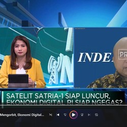 Satelit Satria-1 Mengorbit, Ekonomi Digital RI Bisa USD 130 M