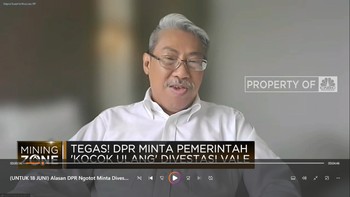 Alasan DPR "Ngotot" Minta Divestasi Vale Lebih Dari 11%