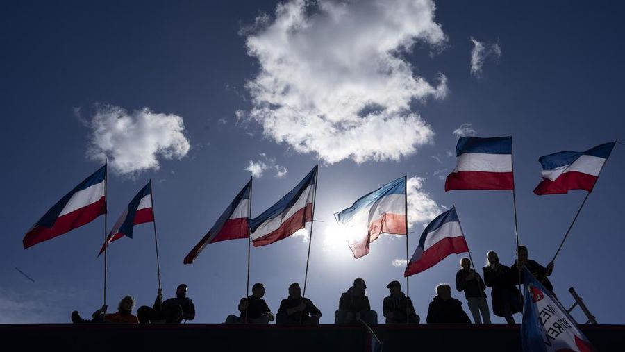 Bendera Belanda. (AP Photo/Peter Dejong)