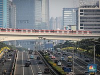 Foto Sepekan, Sodetan Ciliwung - Proyek Tol Baru IKN
