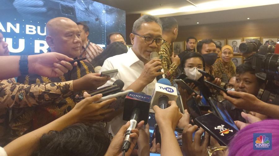 Menteri Perdagangan (Mendag) Zulkifli Hasan (CNBC Indonesia/Martyasari Rizky)
