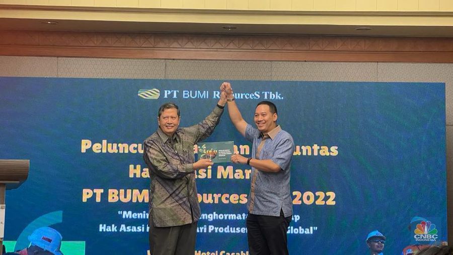 PT Bumi Resources Tbk (BUMI) meluncurkan Laporan Perkembangan Hak Asasi Manusia, sebagai bentuk komitmen terhadap Hak Asasi Manusia (HAM)/ Teti Purwanti