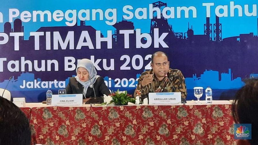 RUPS PT Timah. (CNBC Indonesia/Firda Dwi Muliawati)