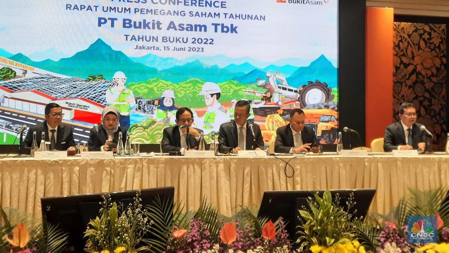 RUPST PTBA. (CNBC Indonesia/Firda Dwi Muliawati)