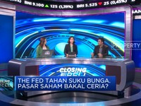 The Fed Tahan Suku Bunga, Pasar Saham Bakal Ceria?