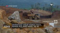 Divestasi Vale Harga Mati, Bawa Pulang Nikel Ke RI