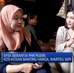 Efek PHK Massal: Kos-Kosan Banting Harga, Warteg Sepi