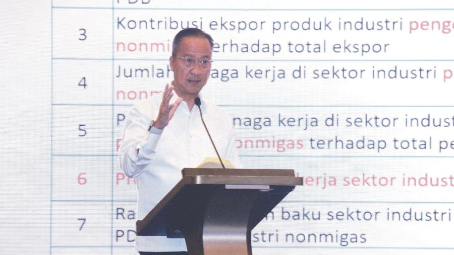 Menperin Agus Gumiwang Kartasasmita saat Rapat Kerja Kementerian Perindustrian, Jumat (16/6/2023]. (Dok: Humas Kemenperin)