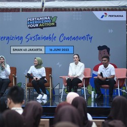 Gandeng Sekolah Adiwiyata, Pertamina Ajak Anak Muda Pakai EBT