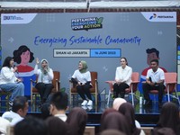 Gandeng Sekolah Adiwiyata, Pertamina Ajak Anak Muda Pakai EBT