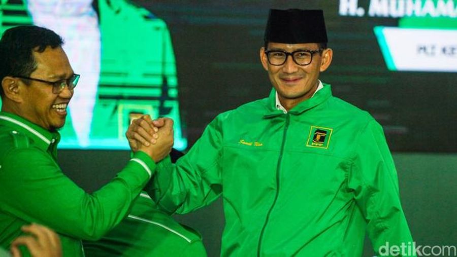 Sandiaga Uno bergabung dalam Partai Persatuan Pembangunan. (Dok. Detikcom/Andhika Prasetia)