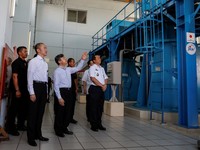 Kaisar Jepang Naruhito Tinjau Rumah Pompa Waduk Pluit