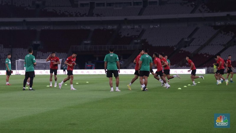 Press Conference Timnas Indonesia vs Timnas Argentina (CNBC Indonesia/Rindi Salsabila)