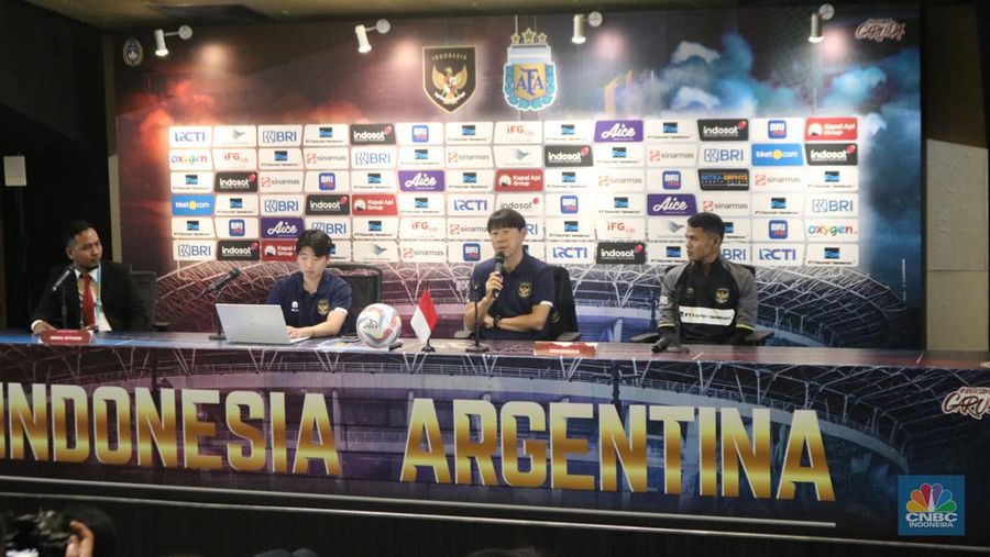 Press Conference Timnas Indonesia vs Timnas Argentina (վ/Rindi Salsabila)