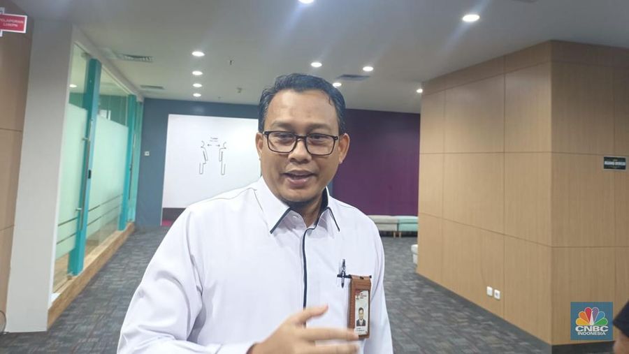 Kabag Pemberitaan Komisi Pemberantasan Korupsi (KPK) Ali Fikri. (CNBC Indonesia/Martyasari Rizky)