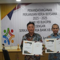 Dorong Kesejahteraan, KB Bukopin-Serikat Pekerja Teken PKB
