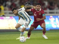 RI Dikurung Habis, Skor Half Time Indonesia vs Argentina 0-1