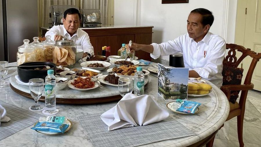 Presiden Joko Widodo dan Prabowo Subianto. (Dok. Prabowo Subianto)