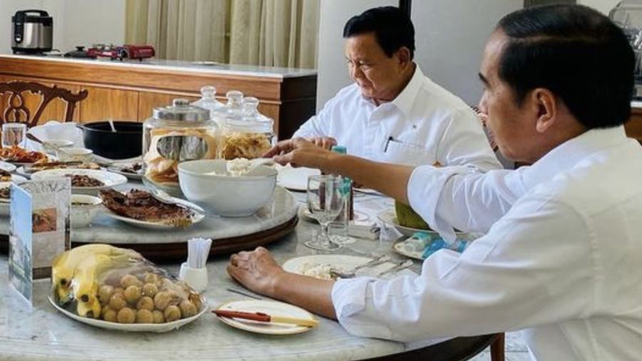 Presiden Joko Widodo dan Prabowo Subianto. (Dok. Prabowo Subianto)