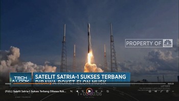 Video: Satelit Satria-1 Sukses Terbang Dibawa Roket Elon Musk