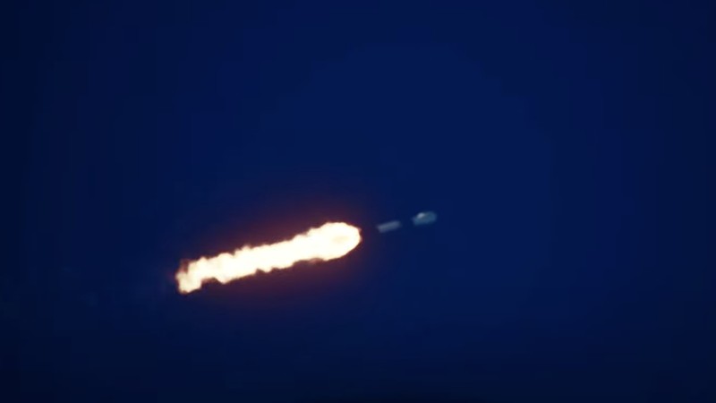 Satelit Republik Indonesia (Satria)-1 telah meluncur. (YouTube/SpaceX)