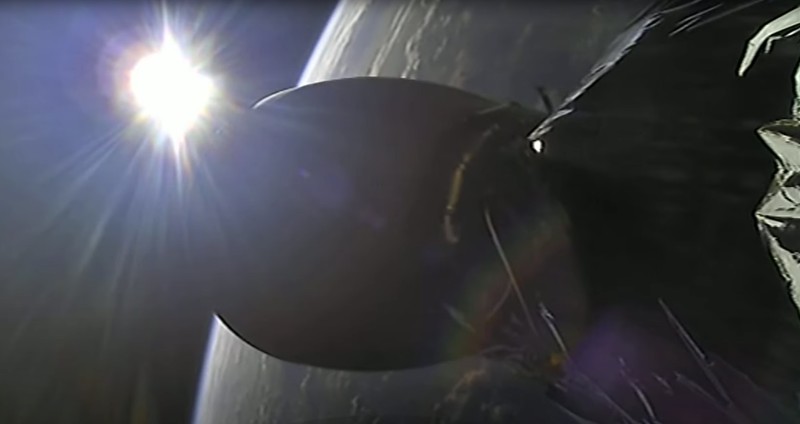 Satelit Republik Indonesia (Satria)-1 telah meluncur. Satelit Republik Indonesia (Satria)-1 telah meluncur. (YouTube/SpaceX)