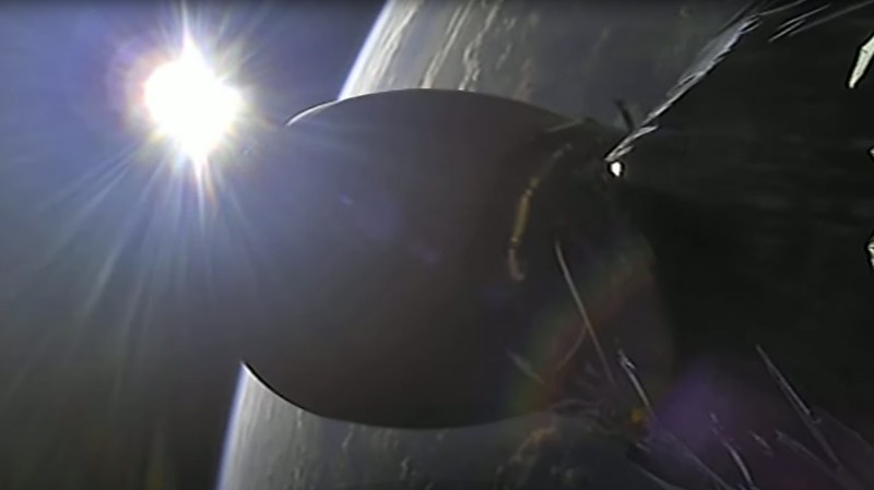 Satelit Republik Indonesia (Satria)-1 telah meluncur. (YouTube/SpaceX)