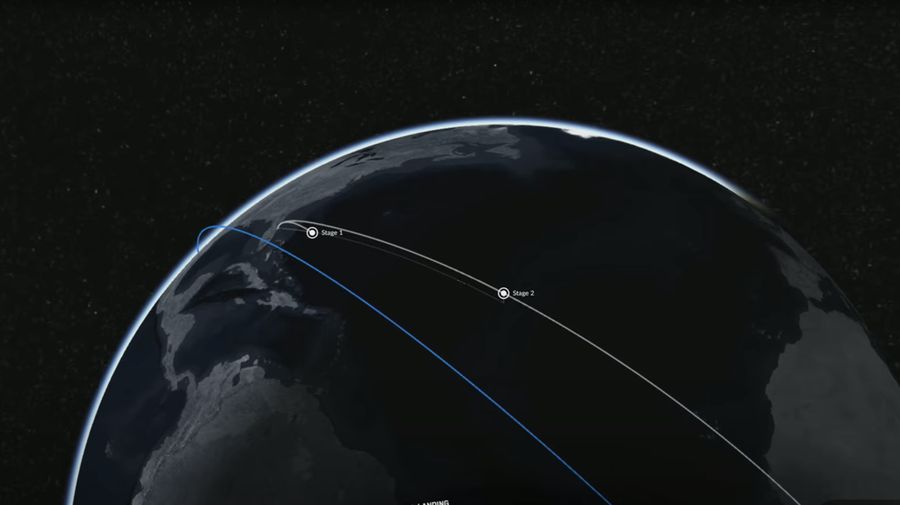 Satelit Republik Indonesia (Satria)-1 telah meluncur. (YouTube/SpaceX)