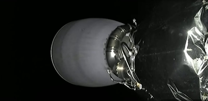 Satelit Republik Indonesia (Satria)-1 telah meluncur. Satelit Republik Indonesia (Satria)-1 telah meluncur. (YouTube/SpaceX)