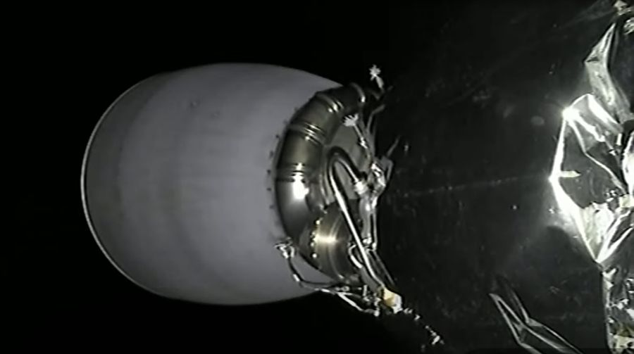 Satelit Republik Indonesia (Satria)-1 telah meluncur. (YouTube/SpaceX)